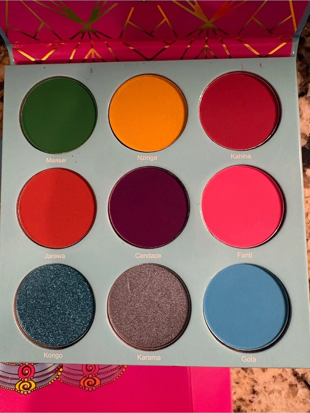 Juvia's Place The Warrior III Eyeshadow Palette - Pink & Blue Gradient